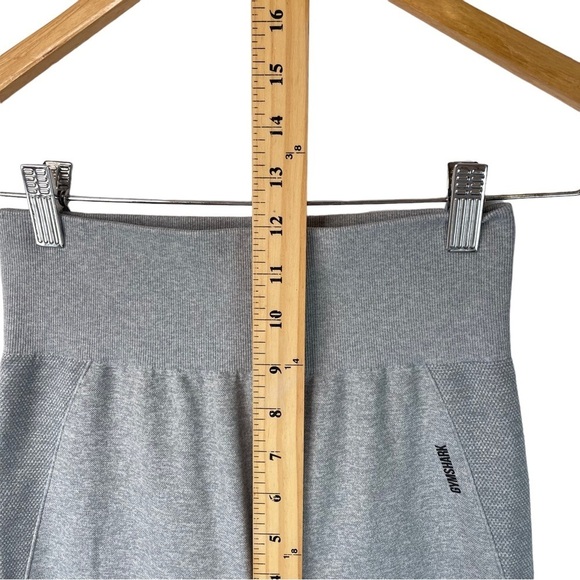 Gymshark Women’s Vital Seamless Grey Athletic Activewear Gym Leggings Large - Picture 6 of 11